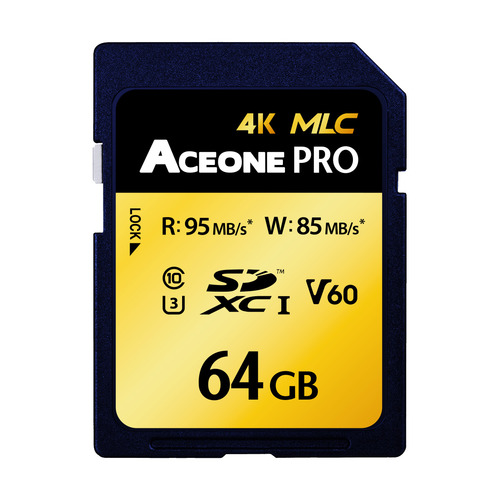 에이스원 프로 SD 카드 64GB 4K MLC UHS-1 U3 V60